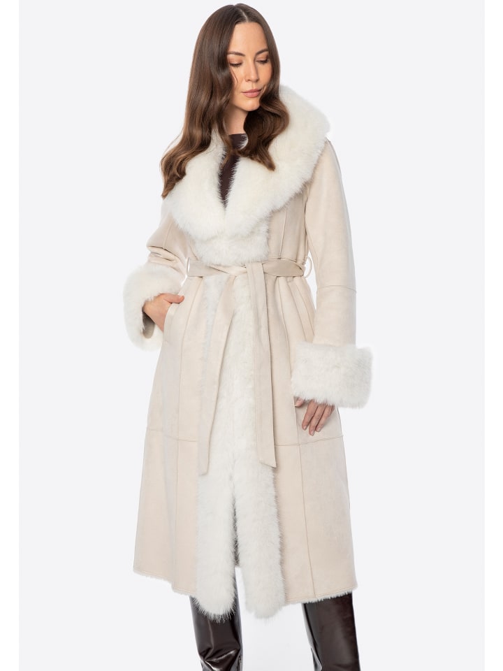 Женское пальто с деталями из искусственного меха бежевого цвета Wittchen
Женское пальто с деталями из искусственного меха бежевого цвета Wittchen