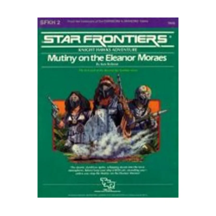 Модуль Knight Hawks - Beyond the Frontier #1, Mutiny on the Eleanor Moraes, Star Frontiers
Модуль Knight Hawks - Beyond the Frontier #1, Mutiny on the Eleanor Moraes, Star Frontiers