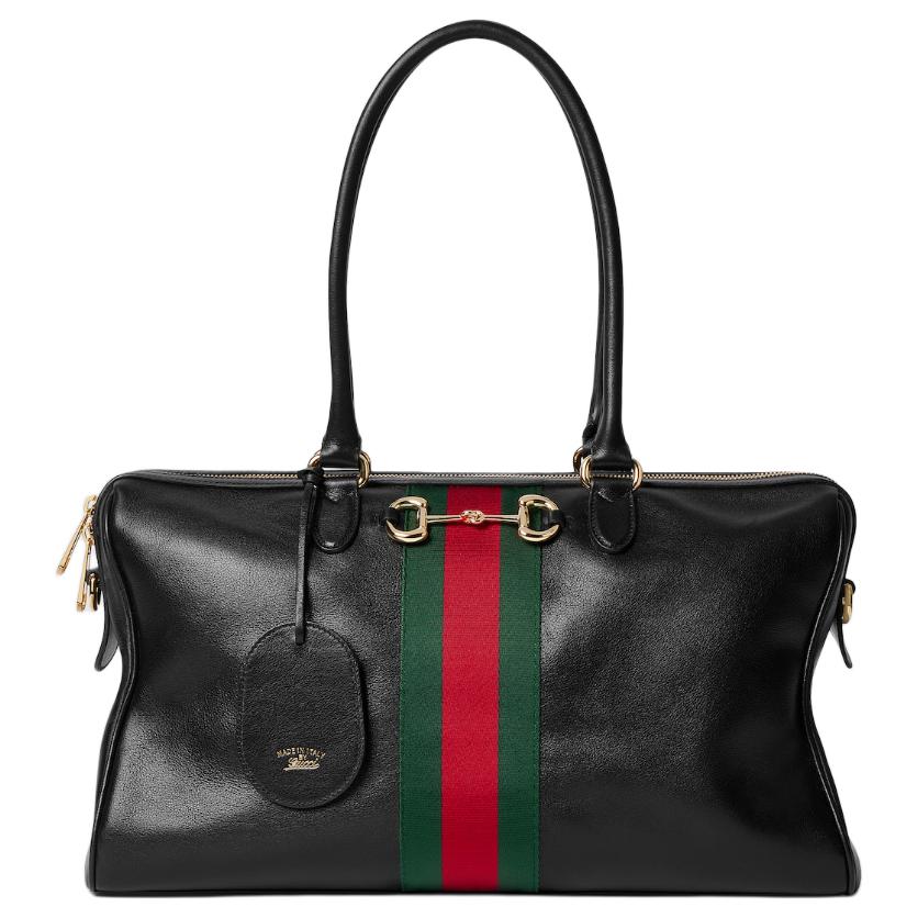 GUCCI Мягкая кожаная сумка Boston, большая женская сумка через плечо черная
GUCCI Мягкая кожаная сумка Boston, большая женская сумка через плечо черная