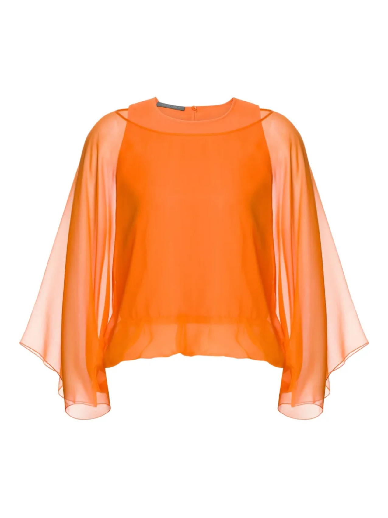 Шелковая блузка Alberta Ferretti, оранжевый
Шелковая блузка Alberta Ferretti, оранжевый