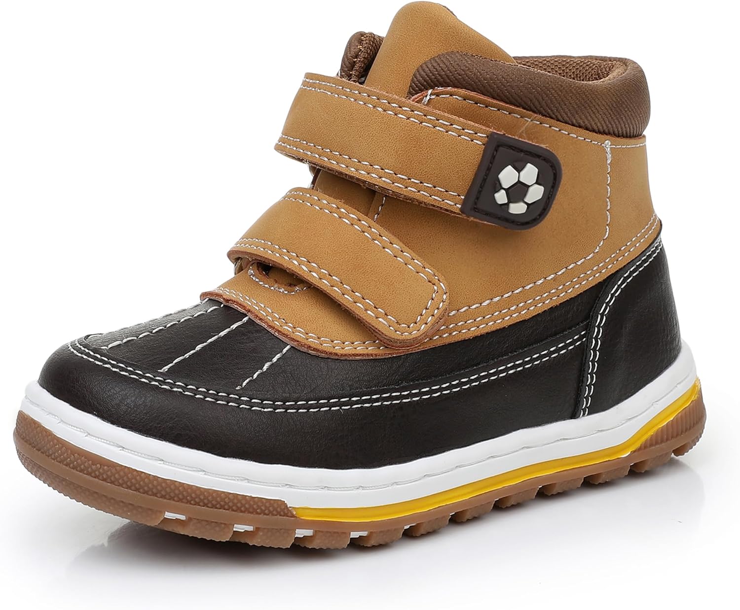 Ботинки Ahannie для малышей и маленьких детей, мальчиков и девочек - зимние водоотталкивающие ботинки до щиколотки с липучкой, размеры 5-13, Brown
Ботинки Ahannie для малышей и маленьких детей, мальчиков и девочек - зимние водоотталкивающие ботинки до щиколотки с липучкой, размеры 5-13, Brown