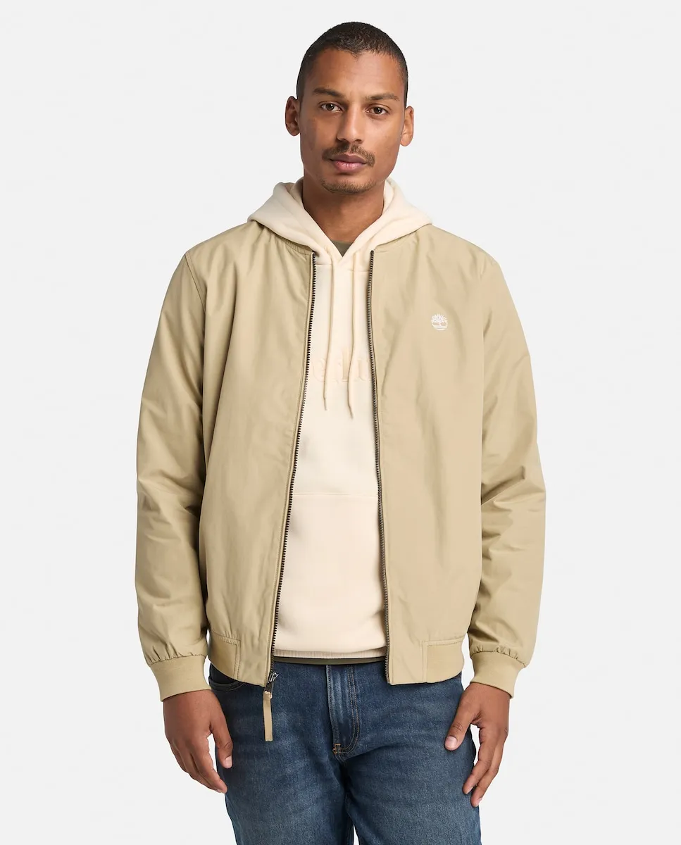 Мужская куртка-бомбер на молнии с воротником Мао Timberland, бежевый
Мужская куртка-бомбер на молнии с воротником Мао Timberland, бежевый