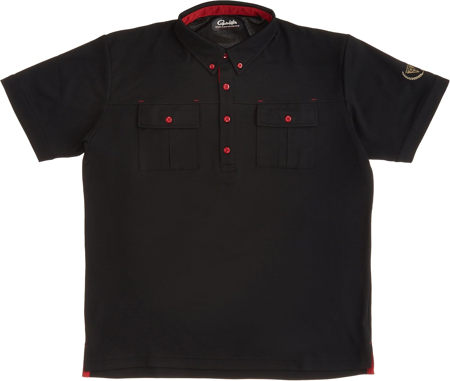 Футболка-поло с коротким рукавом Gamakatsu, черная, GM-3310
Футболка-поло с коротким рукавом Gamakatsu, черная, GM-3310