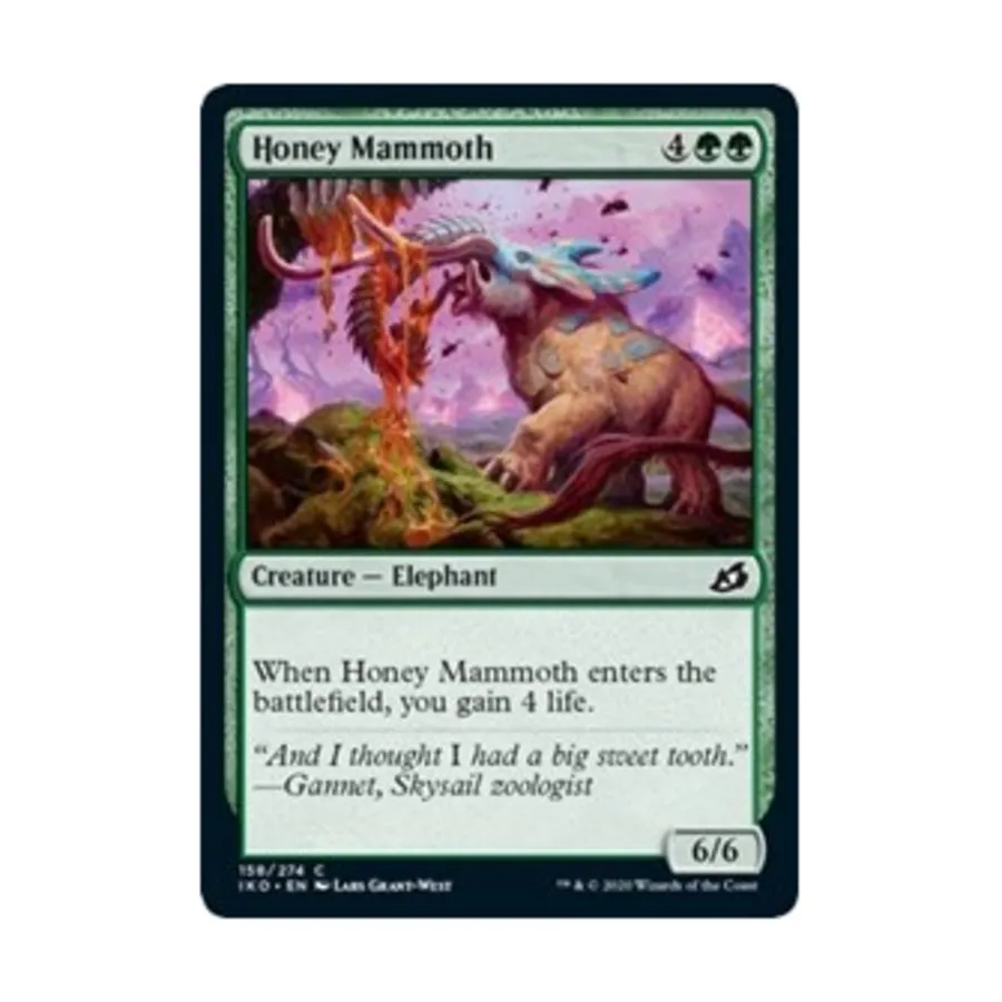 CCG Медовый мамонт (С), MTG - Ikoria - Lair of Behemoths
CCG Медовый мамонт (С), MTG - Ikoria - Lair of Behemoths