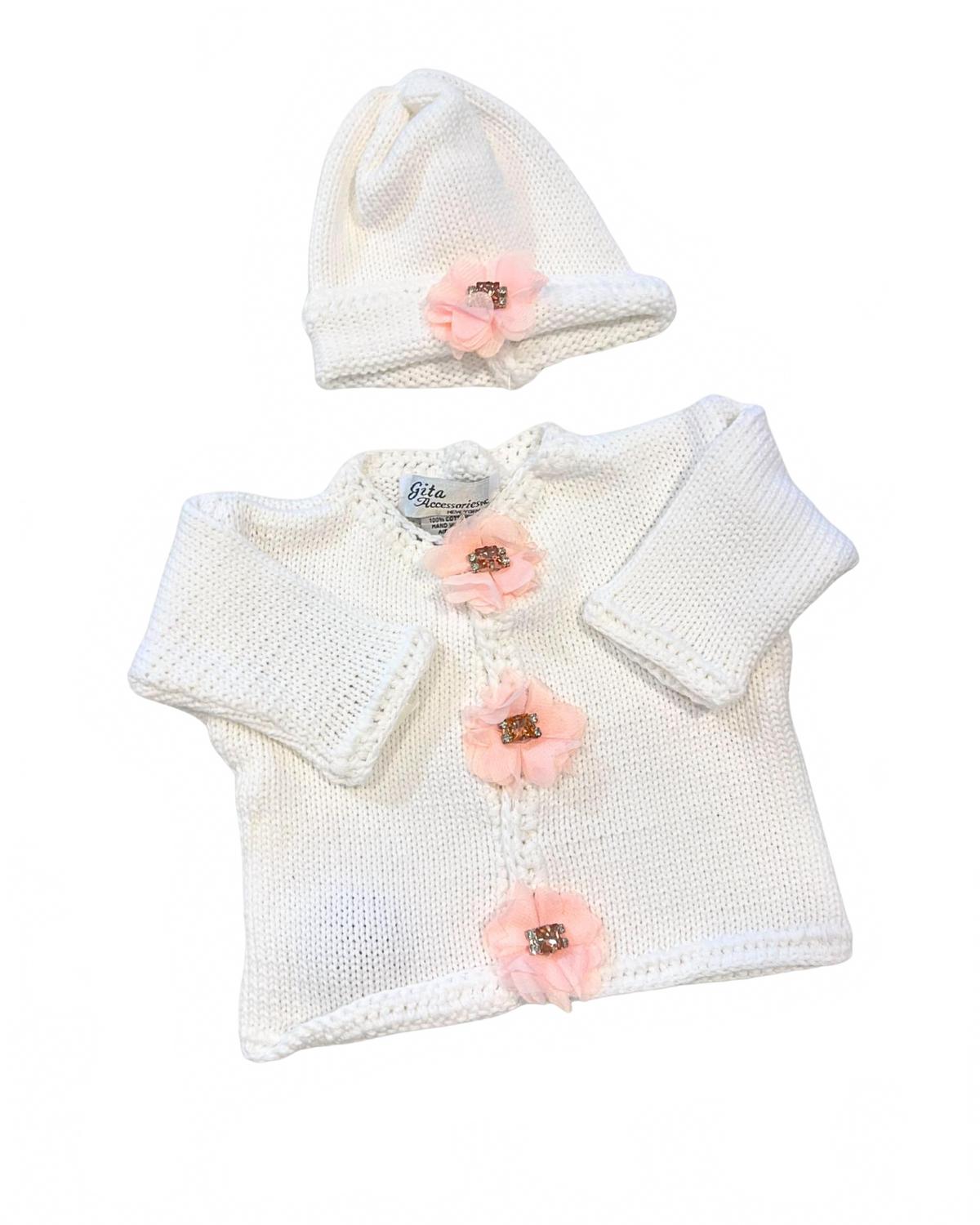 Женский свитер из двух частей с нежно-розовыми камнями и маленькими стразами белого цвета Gita, белый
Женский свитер из двух частей с нежно-розовыми камнями и маленькими стразами белого цвета Gita, белый