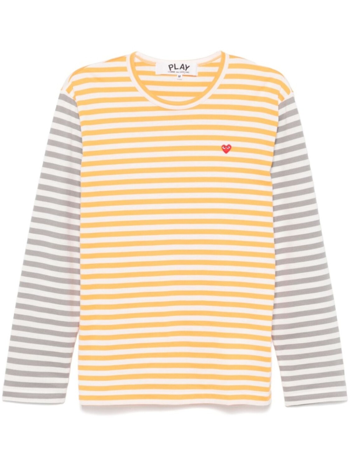 Comme Des Garçons Play полосатая футболка с логотипом, оранжевый
Comme Des Garçons Play полосатая футболка с логотипом, оранжевый