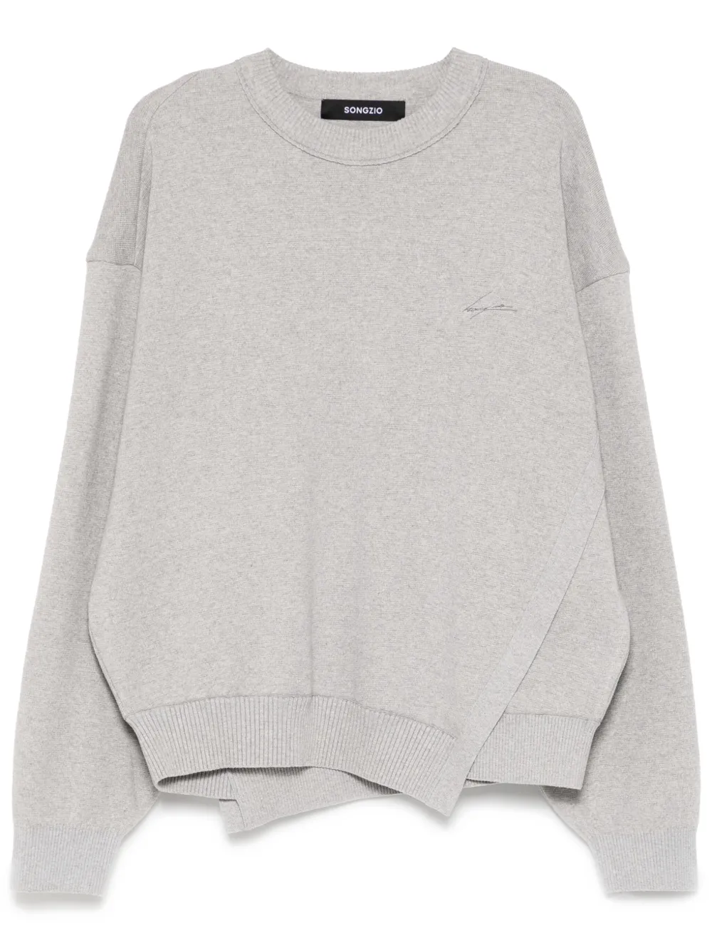 Асимметричный джемпер с вышивкой «Поэзия» SONGZIO, серый
Асимметричный джемпер с вышивкой «Поэзия» SONGZIO, серый