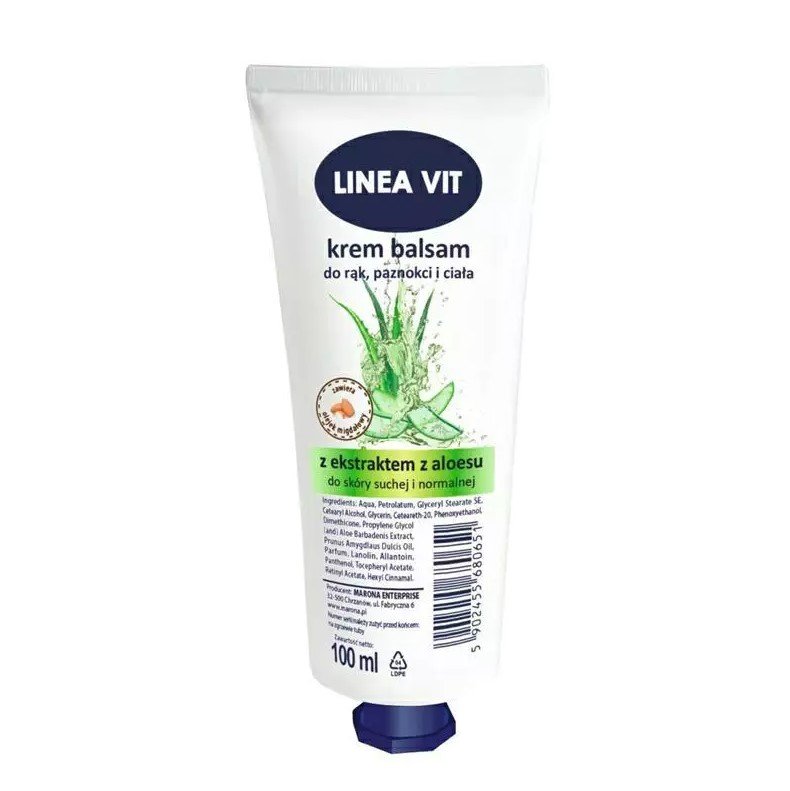 LINEA VIT 100 МЛ КРЕМ ДЛЯ РУК С АЛОЭ
LINEA VIT 100 МЛ КРЕМ ДЛЯ РУК С АЛОЭ