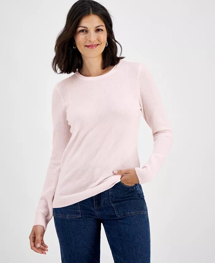 Женский свитер с круглым вырезом и длинными рукавами из 100% кашемира, стандартного и миниатюрного размера Charter Club, розовый
Женский свитер с круглым вырезом и длинными рукавами из 100% кашемира, стандартного и миниатюрного размера Charter Club, розовый