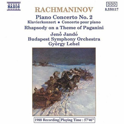 CD диск Rachmaninoff / Jando / Lehel: Piano Concerto 2 / Rhapsody on a Paganini Theme
CD диск Rachmaninoff / Jando / Lehel: Piano Concerto 2 / Rhapsody on a Paganini Theme