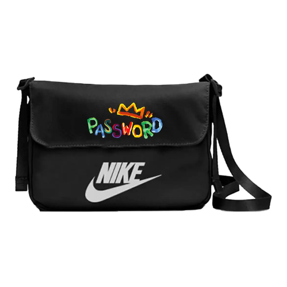 Nike Тканевая поясная сумка Regular Unisex Black, PASSWORD
Nike Тканевая поясная сумка Regular Unisex Black, PASSWORD