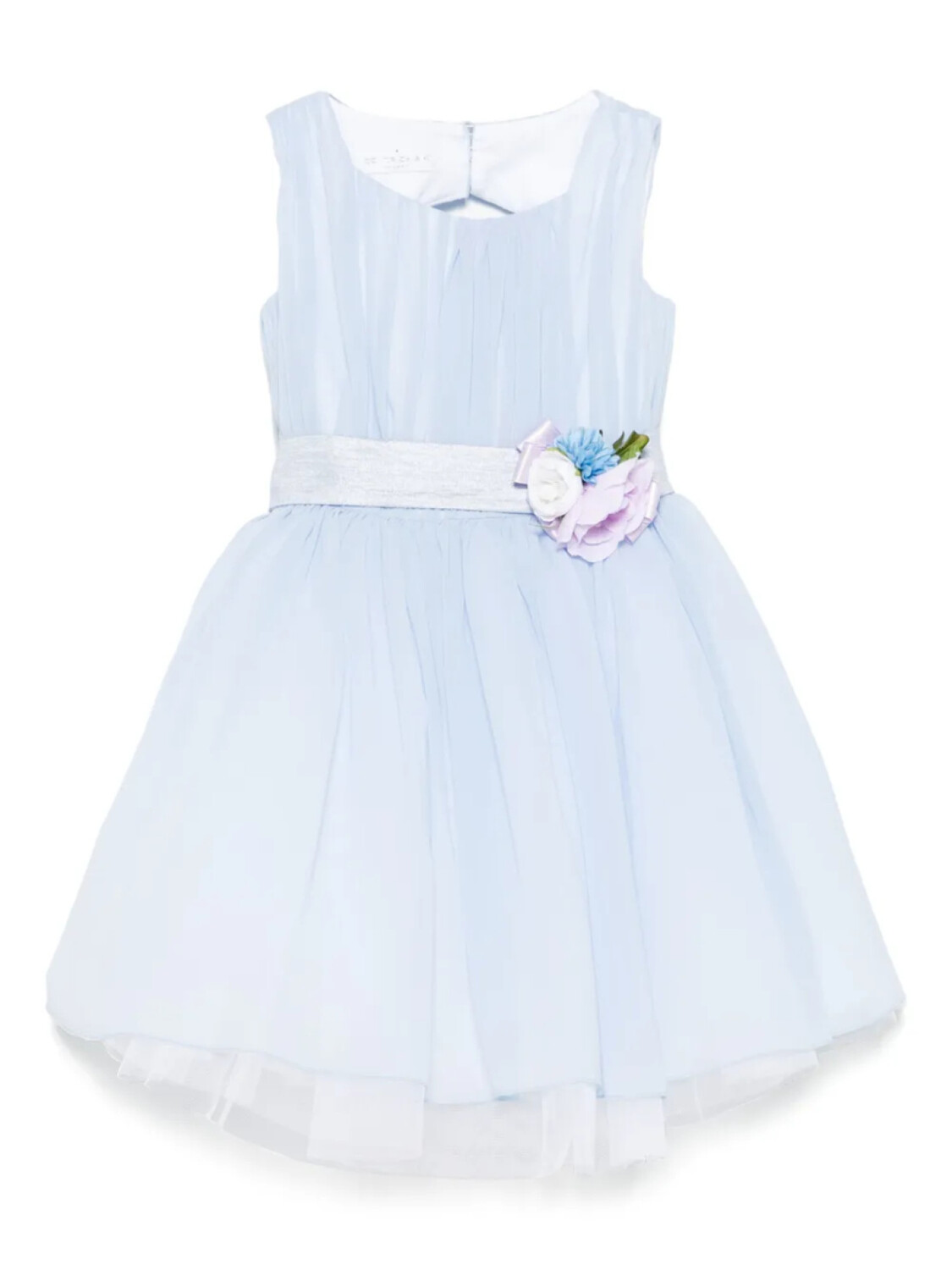 Платье Colorichiari с цветочной аппликацией, синий
Платье Colorichiari с цветочной аппликацией, синий