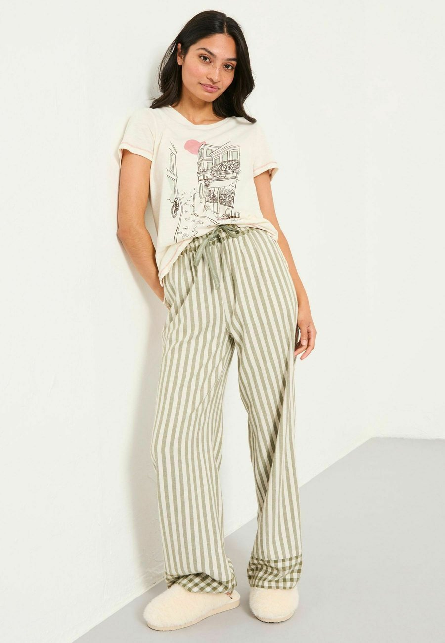 Пижамные брюки FatFace Pyjama bottoms, Green Metallic Stripe/Green
Пижамные брюки FatFace Pyjama bottoms, Green Metallic Stripe/Green