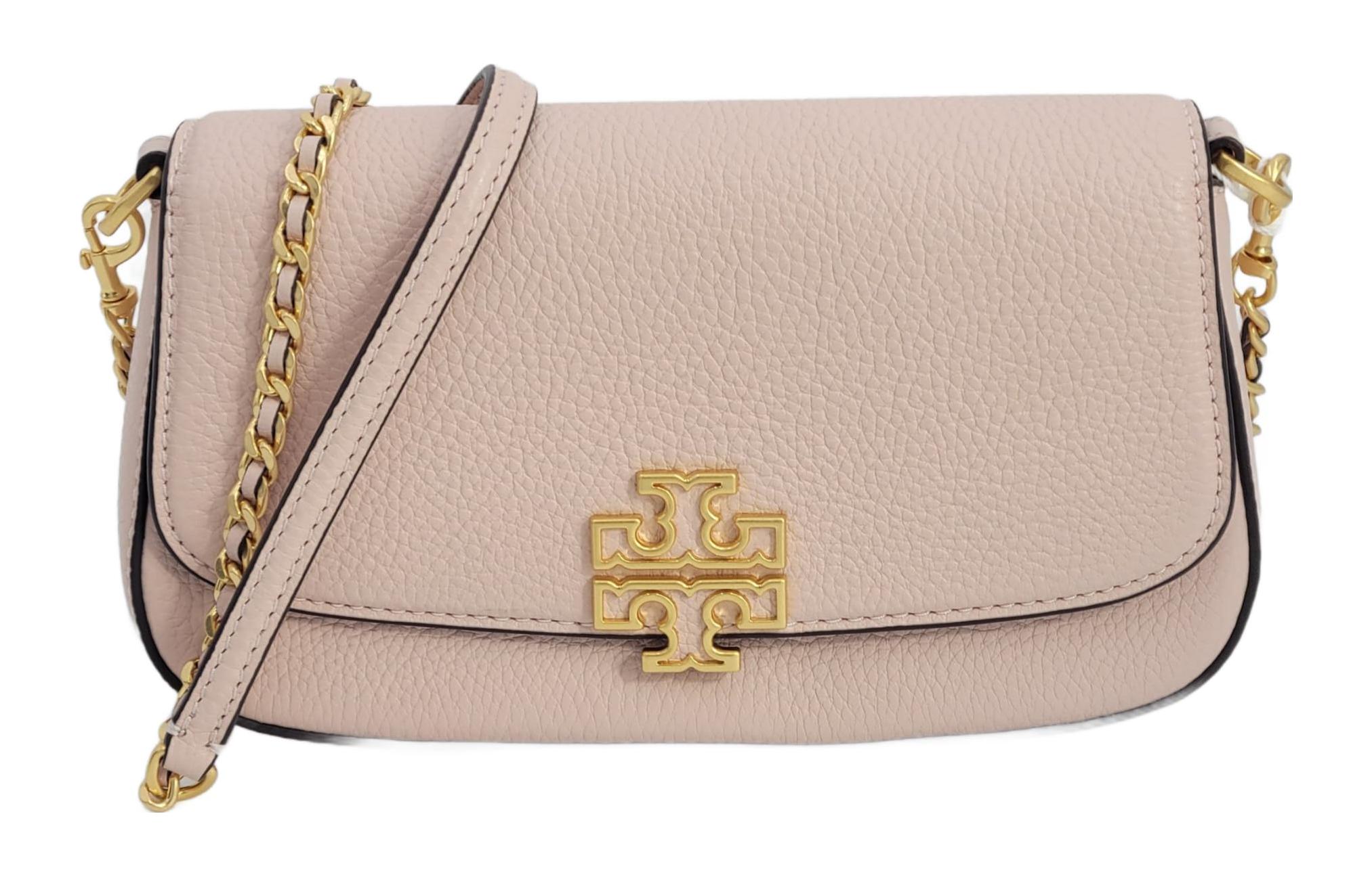 TORY BURCH Кожаная сумка через плечо Бриттен Коу 
TORY BURCH Кожаная сумка через плечо Бриттен Коу