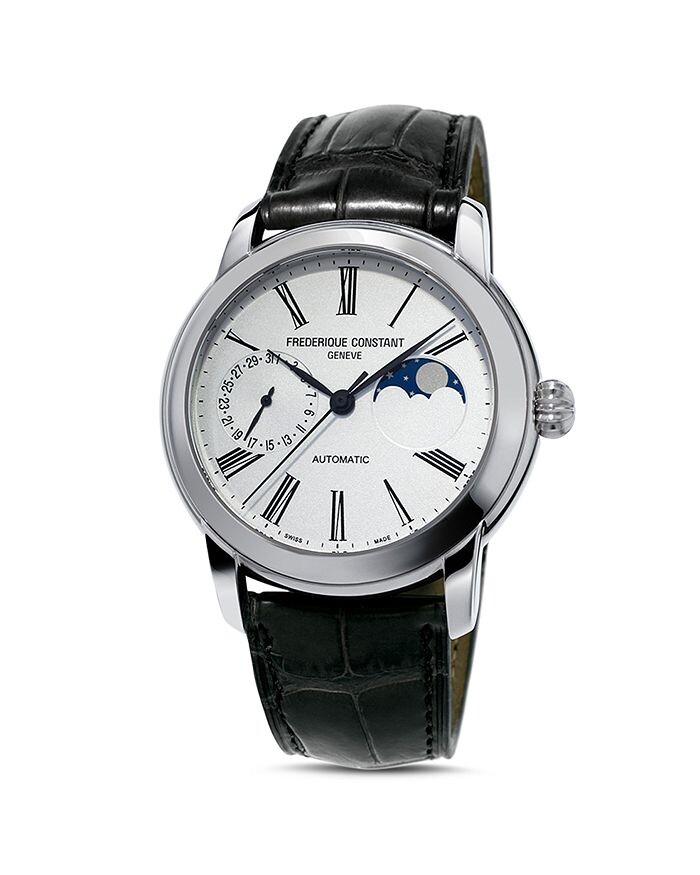 Классические часы Frederique Constant с фазой луны, 42 мм, черный
Классические часы Frederique Constant с фазой луны, 42 мм, черный