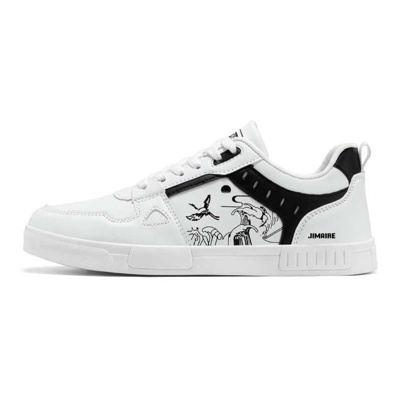 King Jinmai Нескользящие низкие кроссовки для скейтбординга унисекс белые
King Jinmai Нескользящие низкие кроссовки для скейтбординга унисекс белые