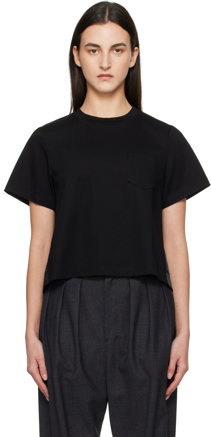 Футболка из микса хлопкового джерси sacai
Футболка из микса хлопкового джерси sacai