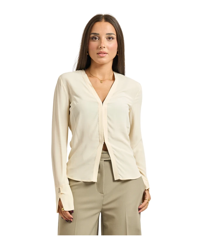 Рубашка Essential Fluid Patrizia Pepe, белый
Рубашка Essential Fluid Patrizia Pepe, белый