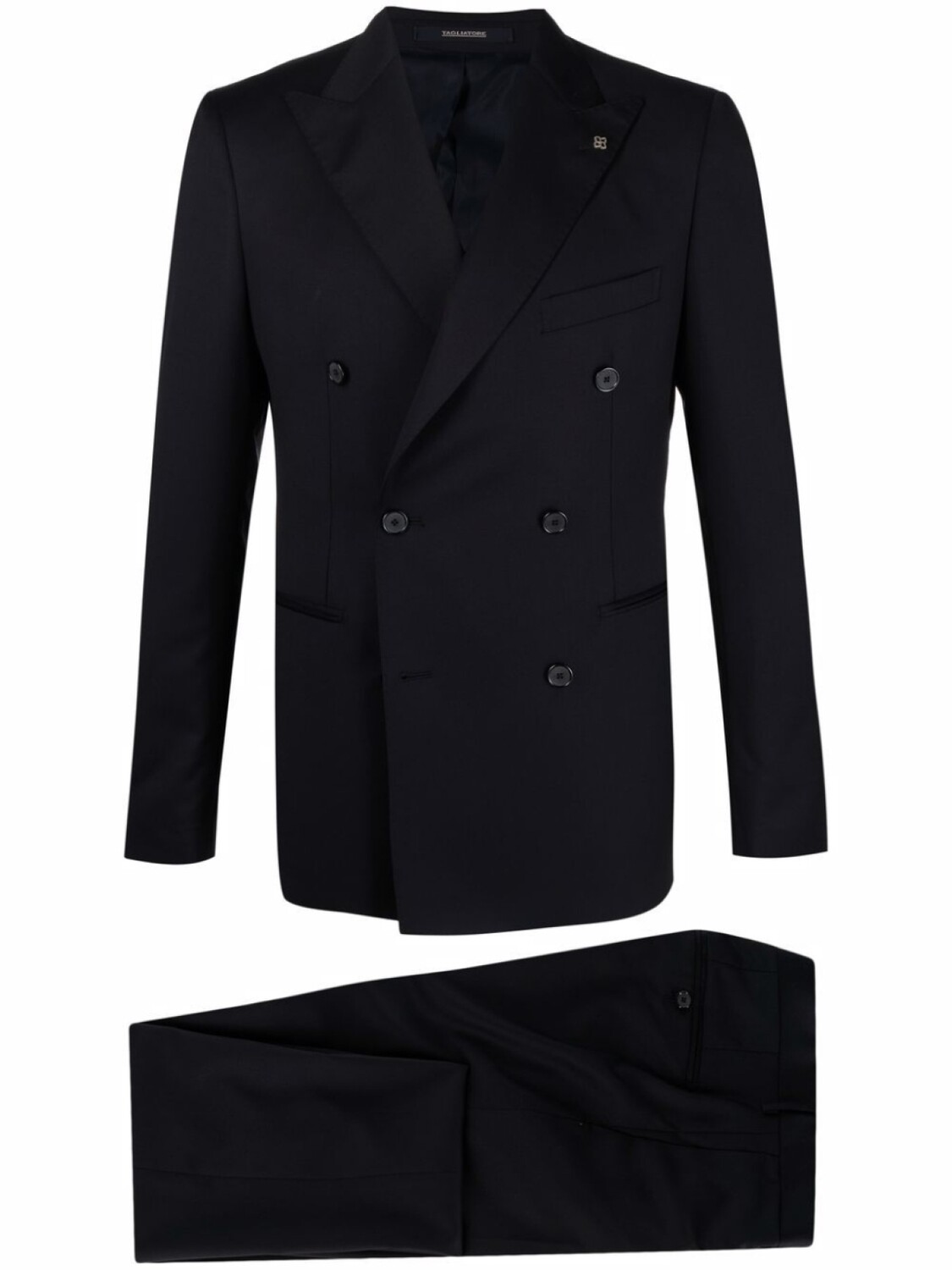 Костюм с двубортным пиджаком Tagliatore, синий
Костюм с двубортным пиджаком Tagliatore, синий