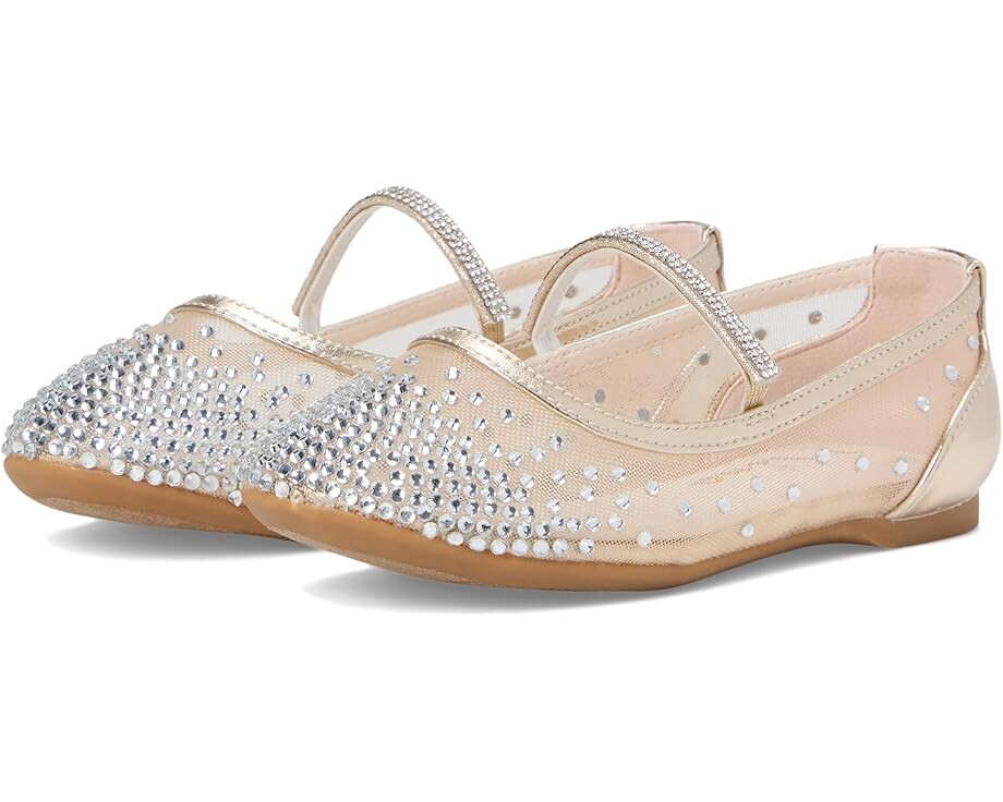 Туфли на плоской подошве Nina Kids Kira, цвет Light Gold Mesh/Rhinestones
Туфли на плоской подошве Nina Kids Kira, цвет Light Gold Mesh/Rhinestones