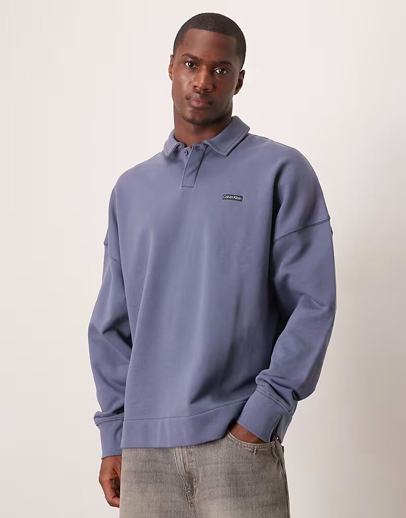 Рубашка-регби с логотипом Calvin Klein Jeans стального синего цвета
Рубашка-регби с логотипом Calvin Klein Jeans стального синего цвета