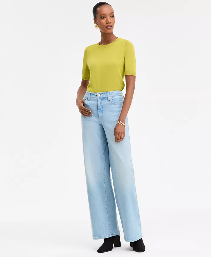 Женские джинсы с высокой талией и широкими штанинами I.N.C. International Concepts, синий
Женские джинсы с высокой талией и широкими штанинами I.N.C. International Concepts, синий