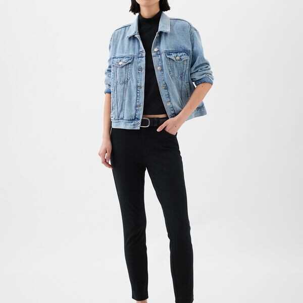 Брюки-Сигареты из эластичного хлопка Gap, черный
Брюки-Сигареты из эластичного хлопка Gap, черный