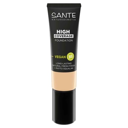 Тональная основа с высокой степенью покрытия Natural Foundation 01 Cool Ivory Vegan Sante Naturkosmetik
Тональная основа с высокой степенью покрытия Natural Foundation 01 Cool Ivory Vegan Sante Naturkosmetik