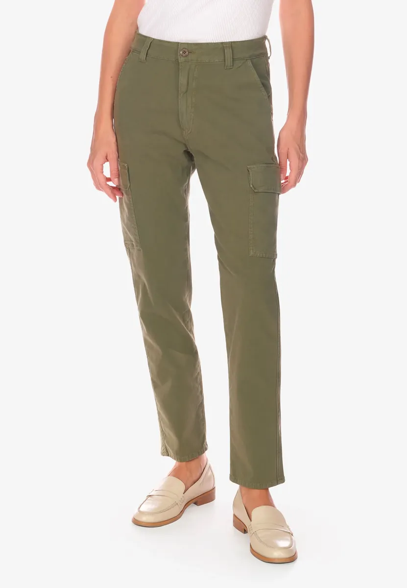 Брюки-карго Le Temps Des Cerises "CASTELLA" прямого кроя, зеленый
Брюки-карго Le Temps Des Cerises "CASTELLA" прямого кроя, зеленый