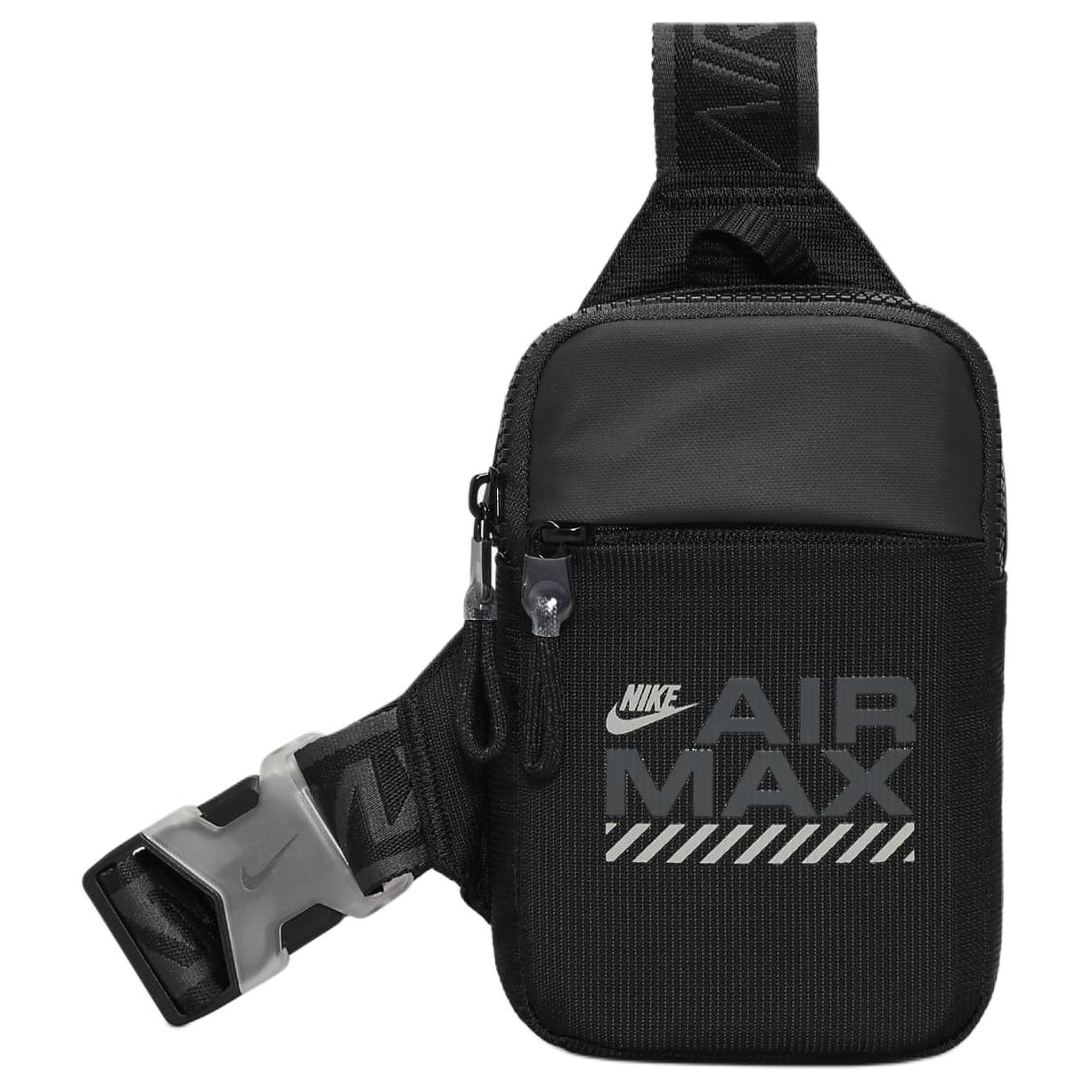 Нейлоновая сумка-слинг через плечо, унисекс черный и светоотражающий серебристый Nike
Нейлоновая сумка-слинг через плечо, унисекс черный и светоотражающий серебристый Nike