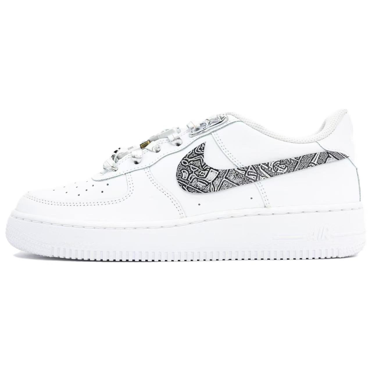 Nike Кроссовки Air Force 1 с противоскользящим покрытием, износостойкие, низкие, мужские, для скейтбординга, серебристо-белые
Nike Кроссовки Air Force 1 с противоскользящим покрытием, износостойкие, низкие, мужские, для скейтбординга, серебристо-белые