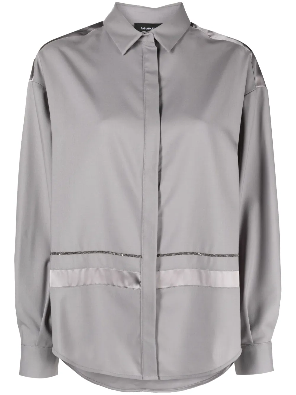 Рубашка с длинными рукавами Fabiana Filippi, серый
Рубашка с длинными рукавами Fabiana Filippi, серый