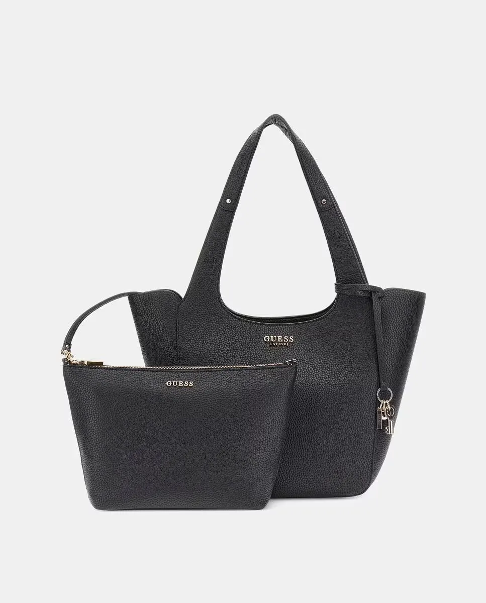 Мужская сумка-тоут с магнитной застежкой и карманом для мелочей Guess, черный
Мужская сумка-тоут с магнитной застежкой и карманом для мелочей Guess, черный