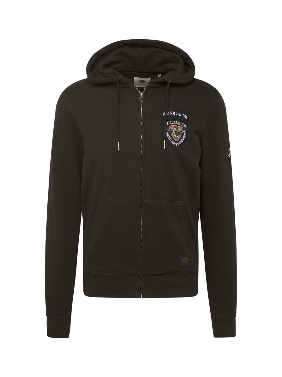 Толстовка с капюшоном на молнии Petrol Industries, хаки
Толстовка с капюшоном на молнии Petrol Industries, хаки