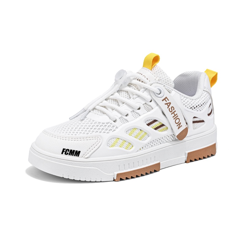 Прочные дышащие низкие повседневные кроссовки для детей FCMM, белый/оранжевый
Прочные дышащие низкие повседневные кроссовки для детей FCMM, белый/оранжевый