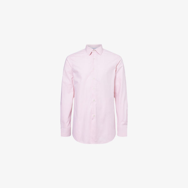 Рубашка Paul Smith из хлопка приталенного кроя с отложным воротником на пуговицах, розовый
Рубашка Paul Smith из хлопка приталенного кроя с отложным воротником на пуговицах, розовый
