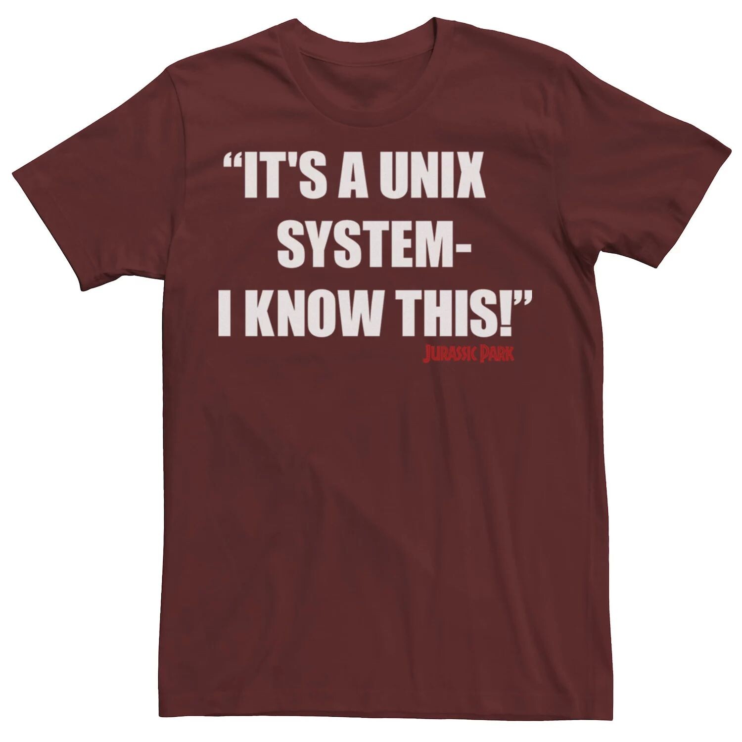 Мужская футболка «Парк Юрского периода» с системой Unix Licensed Character
Мужская футболка «Парк Юрского периода» с системой Unix Licensed Character