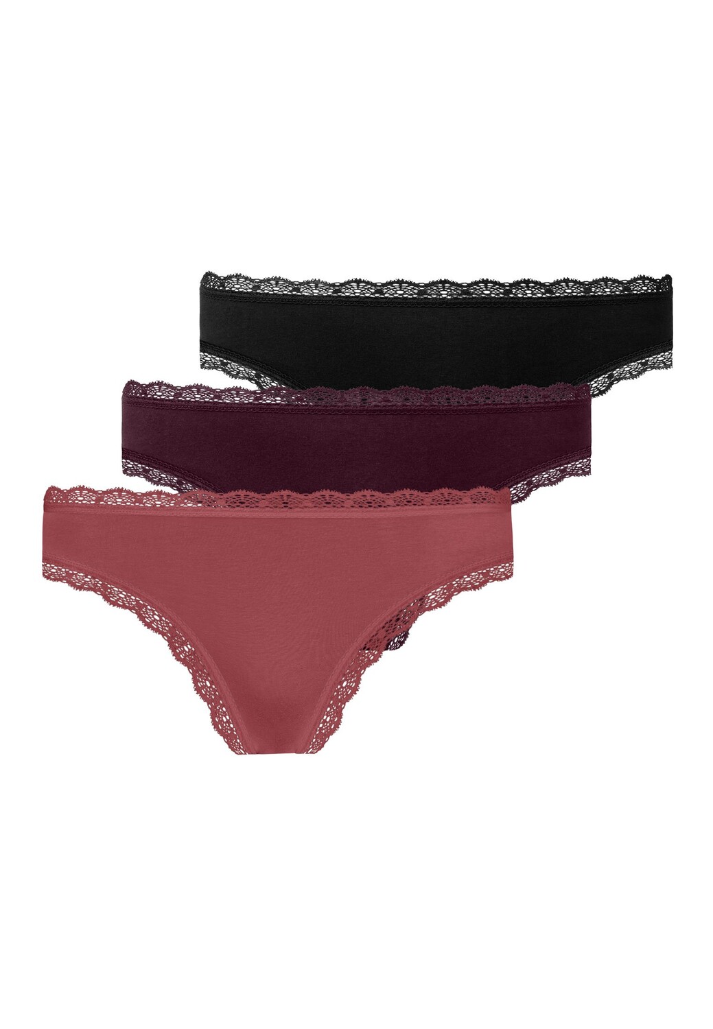 Стринги SNOCKS Tangas mit Spitze aus Bio Baumwolle 3 шт, цвет Mix (Mauve/Weinrot/Schwarz)
Стринги SNOCKS Tangas mit Spitze aus Bio Baumwolle 3 шт, цвет Mix (Mauve/Weinrot/Schwarz)