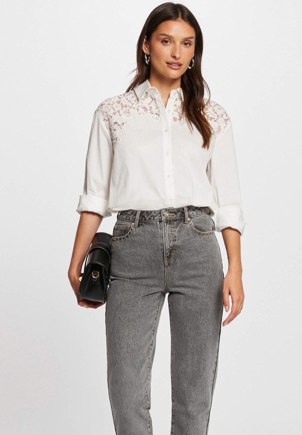 Блузка на пуговицах LONG-SLEEVED Morgan, молочный
Блузка на пуговицах LONG-SLEEVED Morgan, молочный