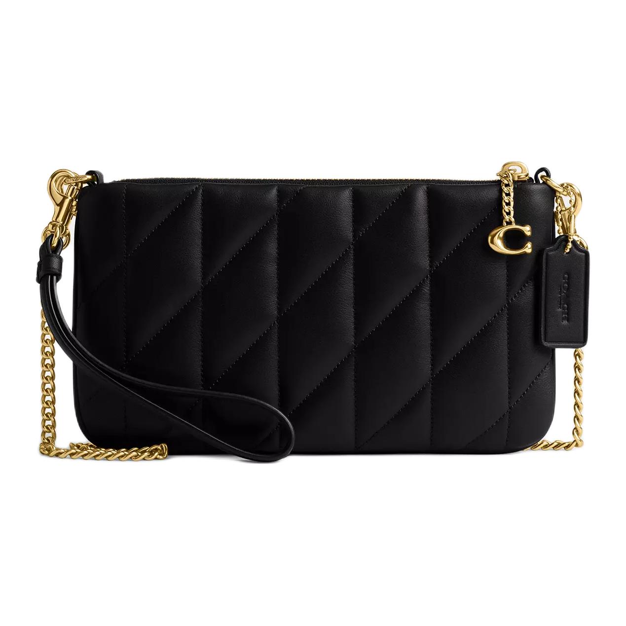 COACH Женский клатч из кожи наппа черный
COACH Женский клатч из кожи наппа черный