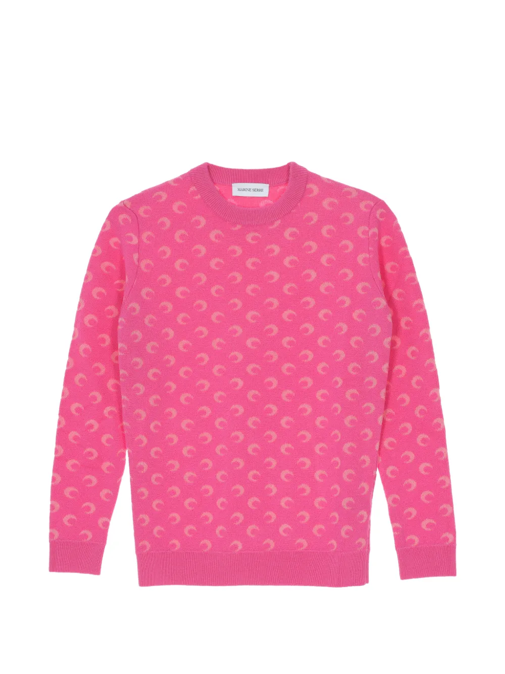 Джемпер с круглым вырезом и жаккардовым узором "Луна" Marine Serre, розовый
Джемпер с круглым вырезом и жаккардовым узором "Луна" Marine Serre, розовый
