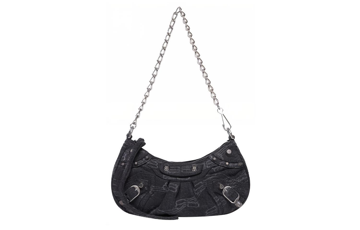 Le Cagole Джинсовая Портативная Сумка Через Плечо Женская Черная Balenciaga
Le Cagole Джинсовая Портативная Сумка Через Плечо Женская Черная Balenciaga