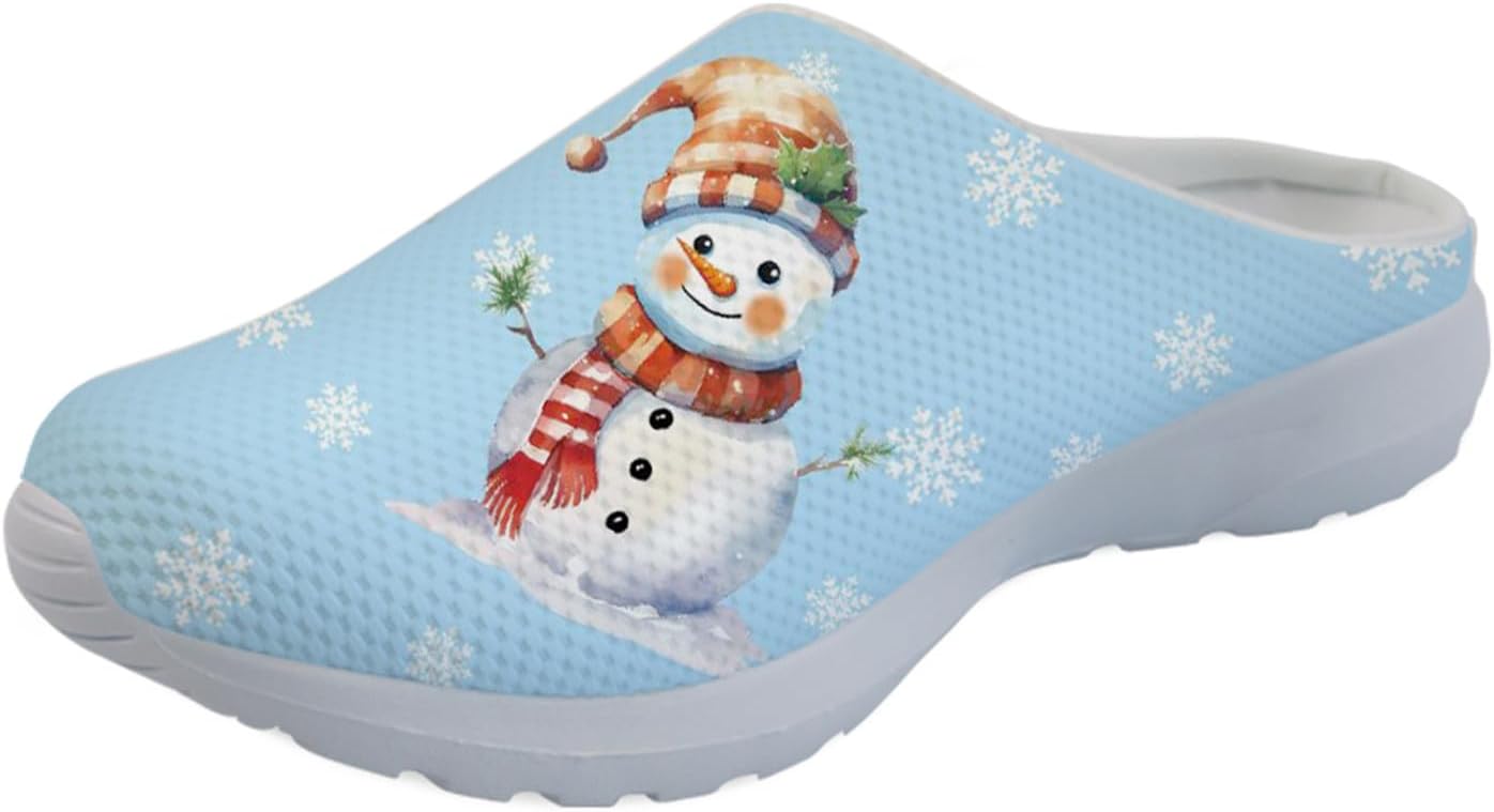 GLENLCWE Унисекс сабо с принтом американского флага для мужчин и женщин, туфли-мюли, сабо на мягкой подошве, сетчатые тапочки для дома, пляжа и работы медсестрой, Christmas Snowman
GLENLCWE Унисекс сабо с принтом американского флага для мужчин и женщин, туфли-мюли, сабо на мягкой подошве, сетчатые тапочки для дома, пляжа и работы медсестрой, Christmas Snowman