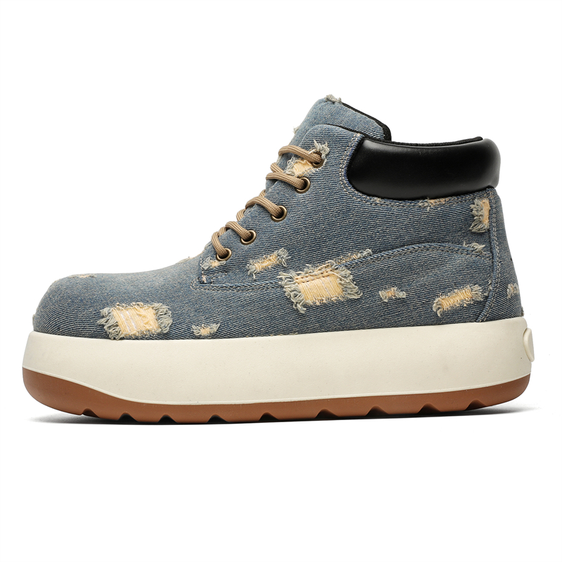 JANECO Скользоустойчивые высокие кеды мужские синие, цвет Blue
JANECO Скользоустойчивые высокие кеды мужские синие, цвет Blue