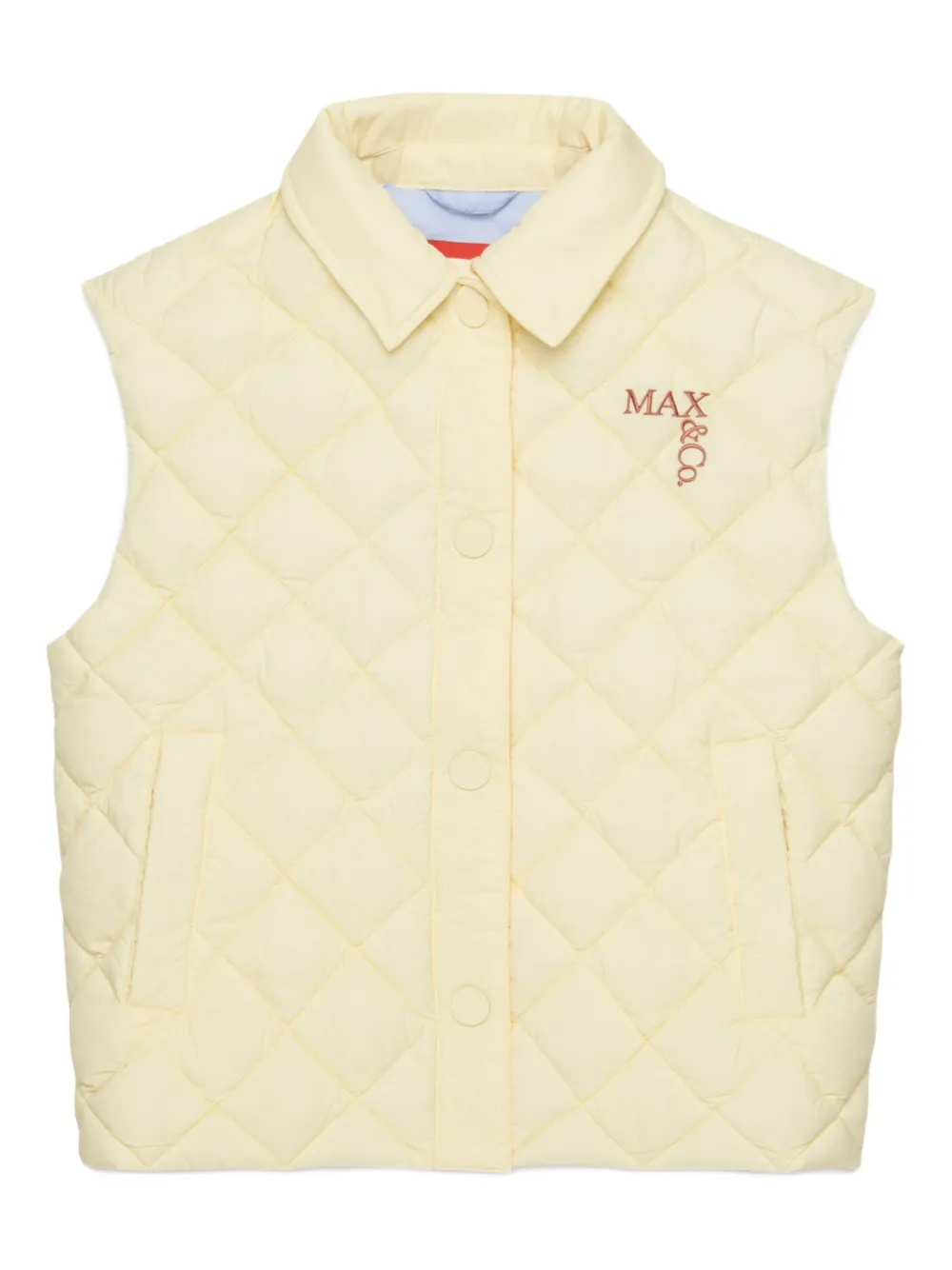 Дутый жилет с логотипом MAX&Co. Kids, желтый
Дутый жилет с логотипом MAX&Co. Kids, желтый