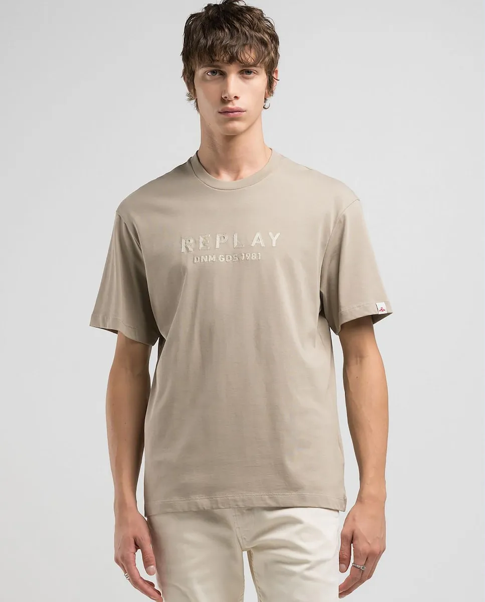 Футболка мужская с короткими рукавами и круглым вырезом Replay, бежевый
Футболка мужская с короткими рукавами и круглым вырезом Replay, бежевый