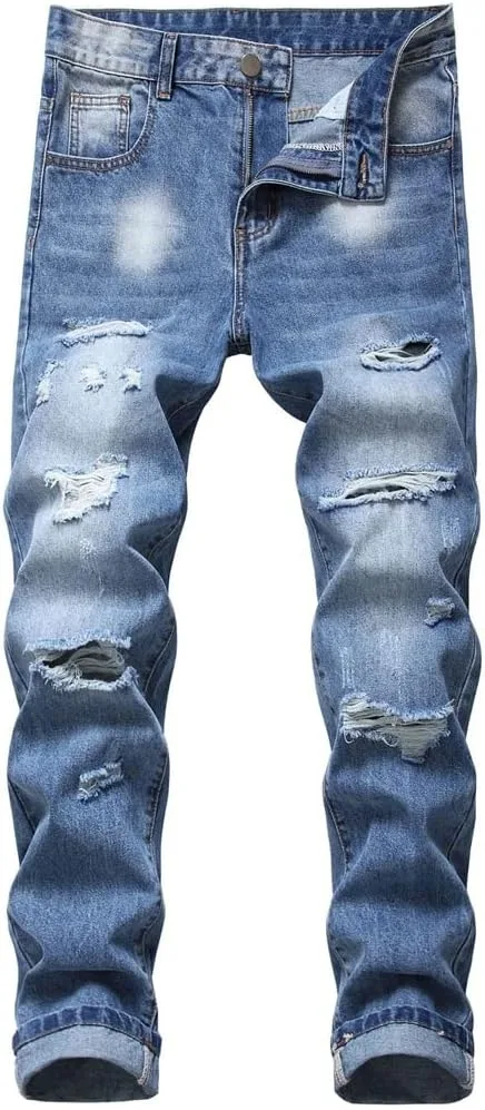 Мужские рваные джинсы JSEIAJB Denim Straight Hole Non-Stretch Cotton NSUQOA
Мужские рваные джинсы JSEIAJB Denim Straight Hole Non-Stretch Cotton NSUQOA