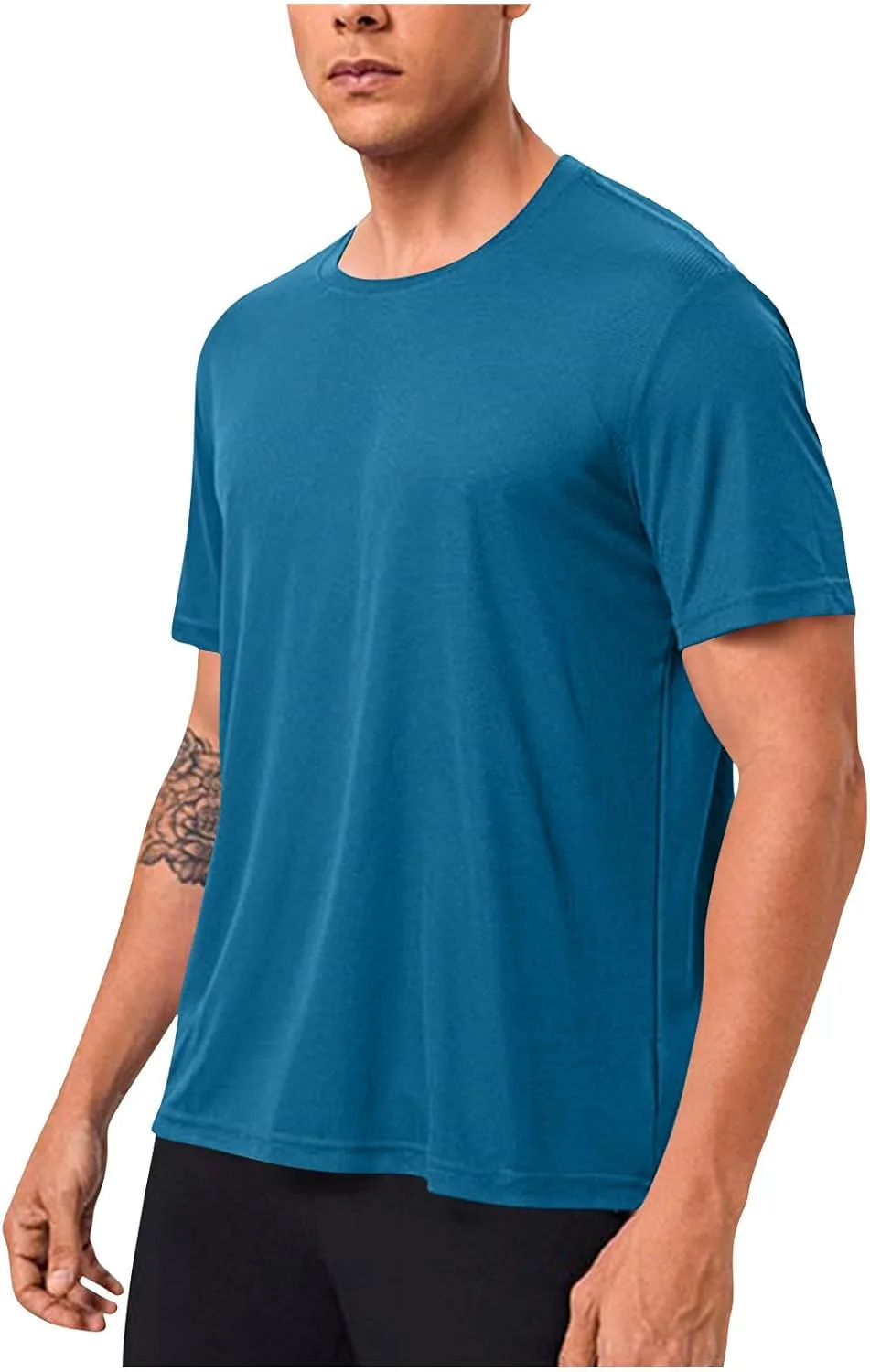 Мужская футболка с круглым вырезом и коротким рукавом, дышащая, легкая, однотонная kuweot
Мужская футболка с круглым вырезом и коротким рукавом, дышащая, легкая, однотонная kuweot