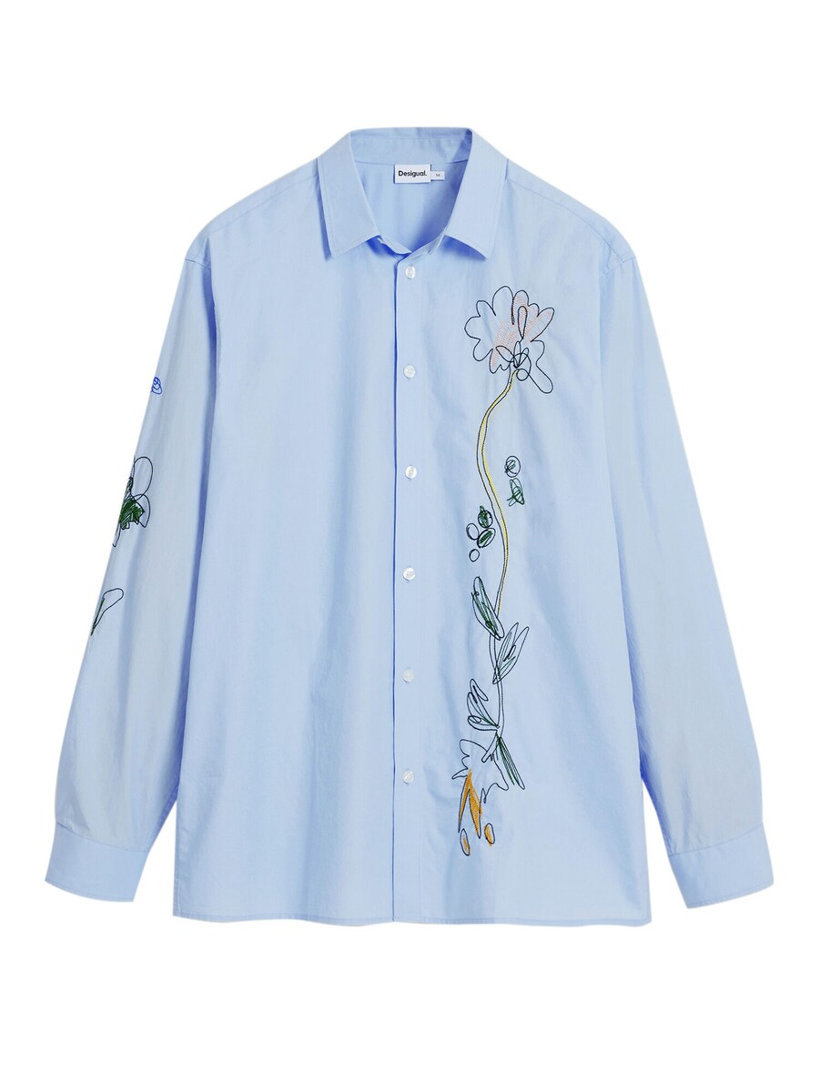 Рубашка на пуговицах классического кроя Desigual, синий
Рубашка на пуговицах классического кроя Desigual, синий