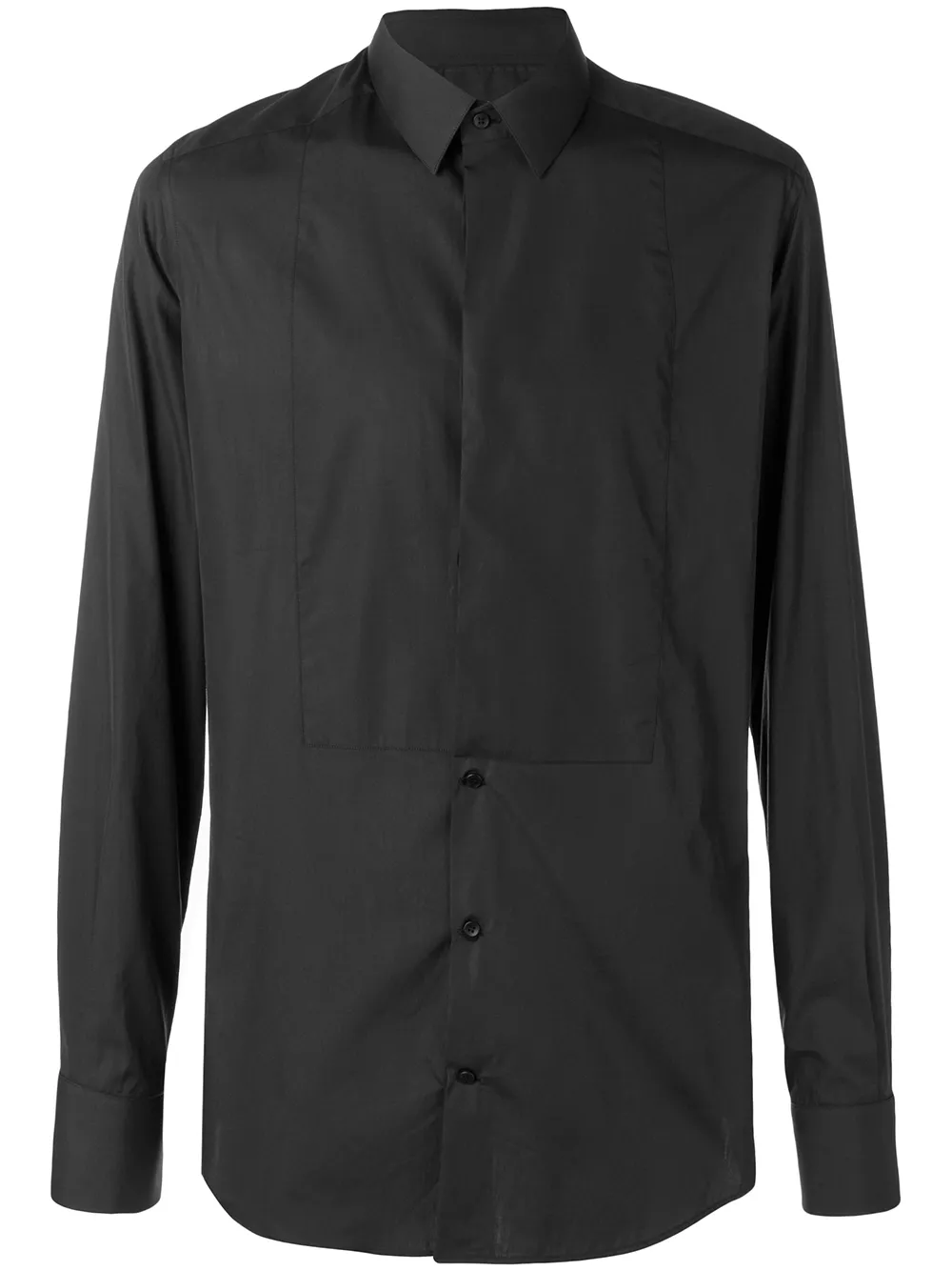 Классическая однотонная рубашка DOLCE & GABBANA, черный 
Классическая однотонная рубашка DOLCE & GABBANA, черный